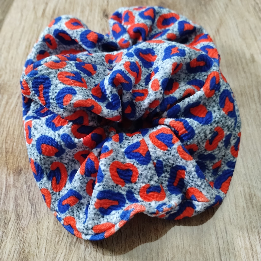 RWB Cheetah Scrunchie