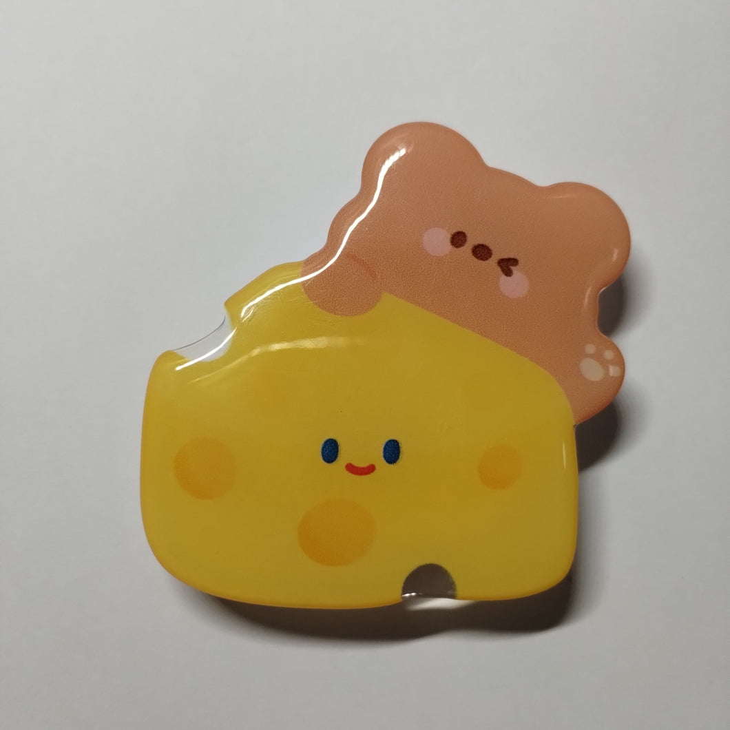 Cheesy Bear Pop Socket