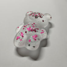 Load image into Gallery viewer, (SPECIAL) 3D Pink/Silver Star Bear Pop Socket
