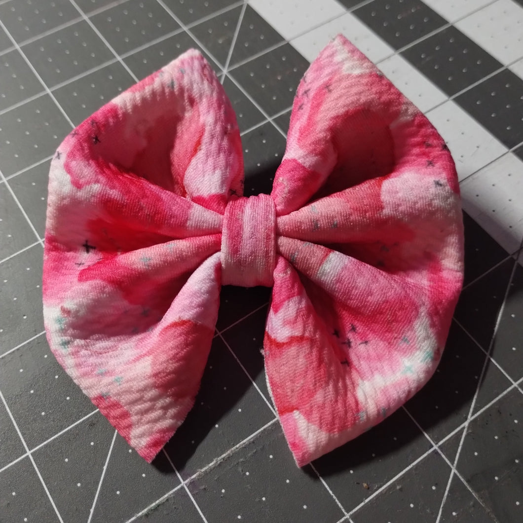 Pink Marble Bow