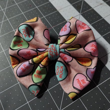 Load image into Gallery viewer, Conversation Hearts Bow
