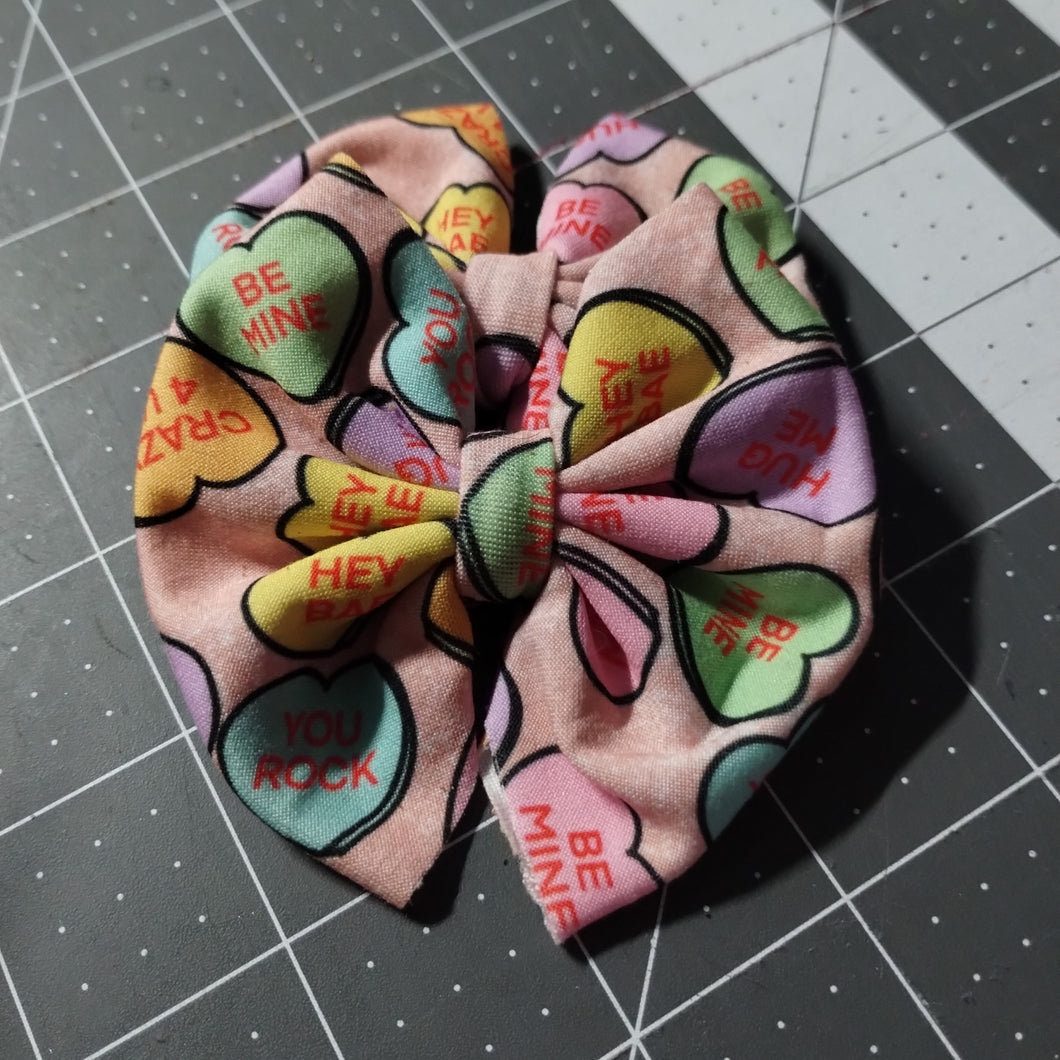Conversation Hearts Bow