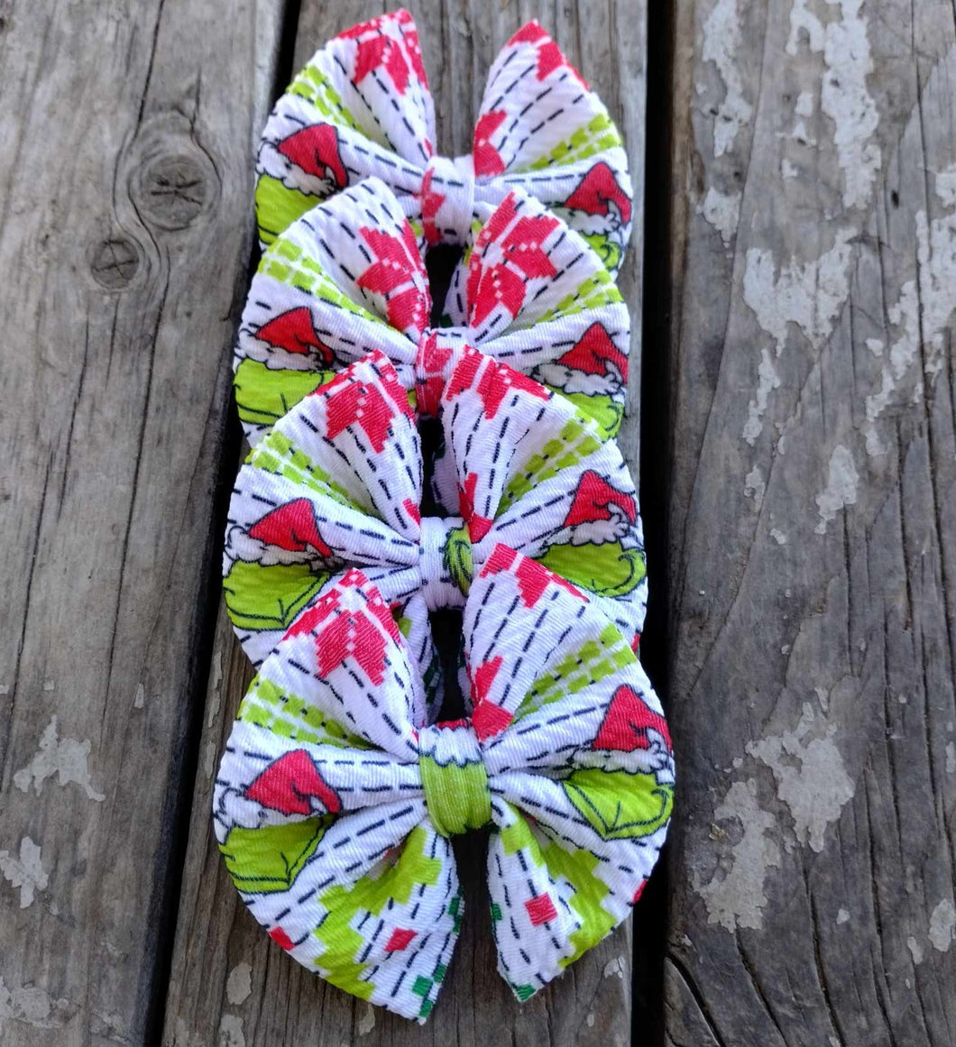 Grinch Sweater Bow