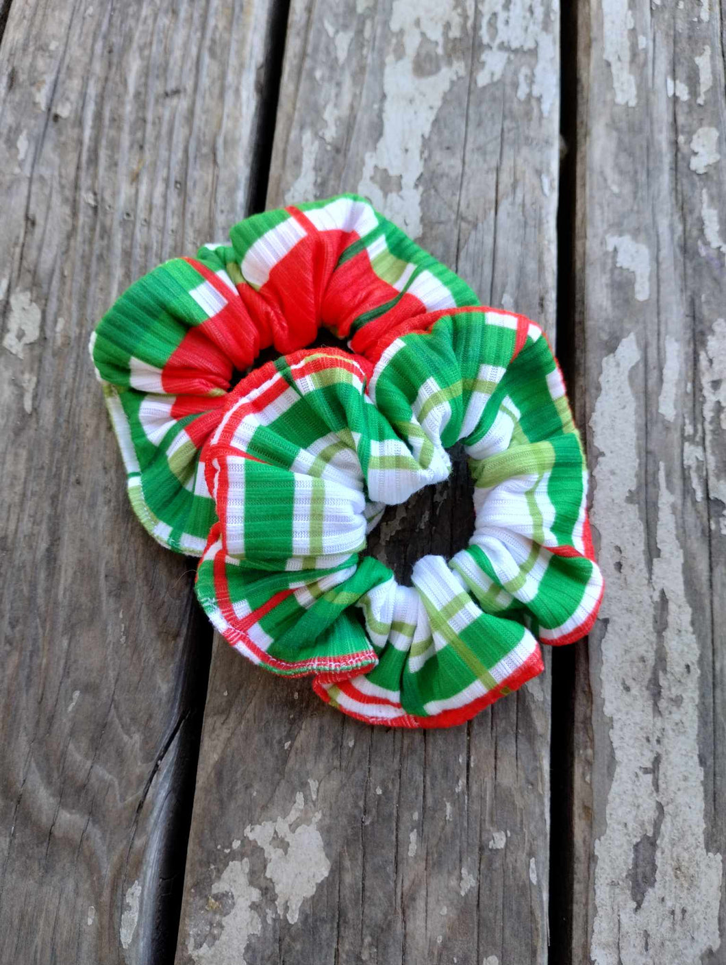 Christmas Plaid Scrunchie