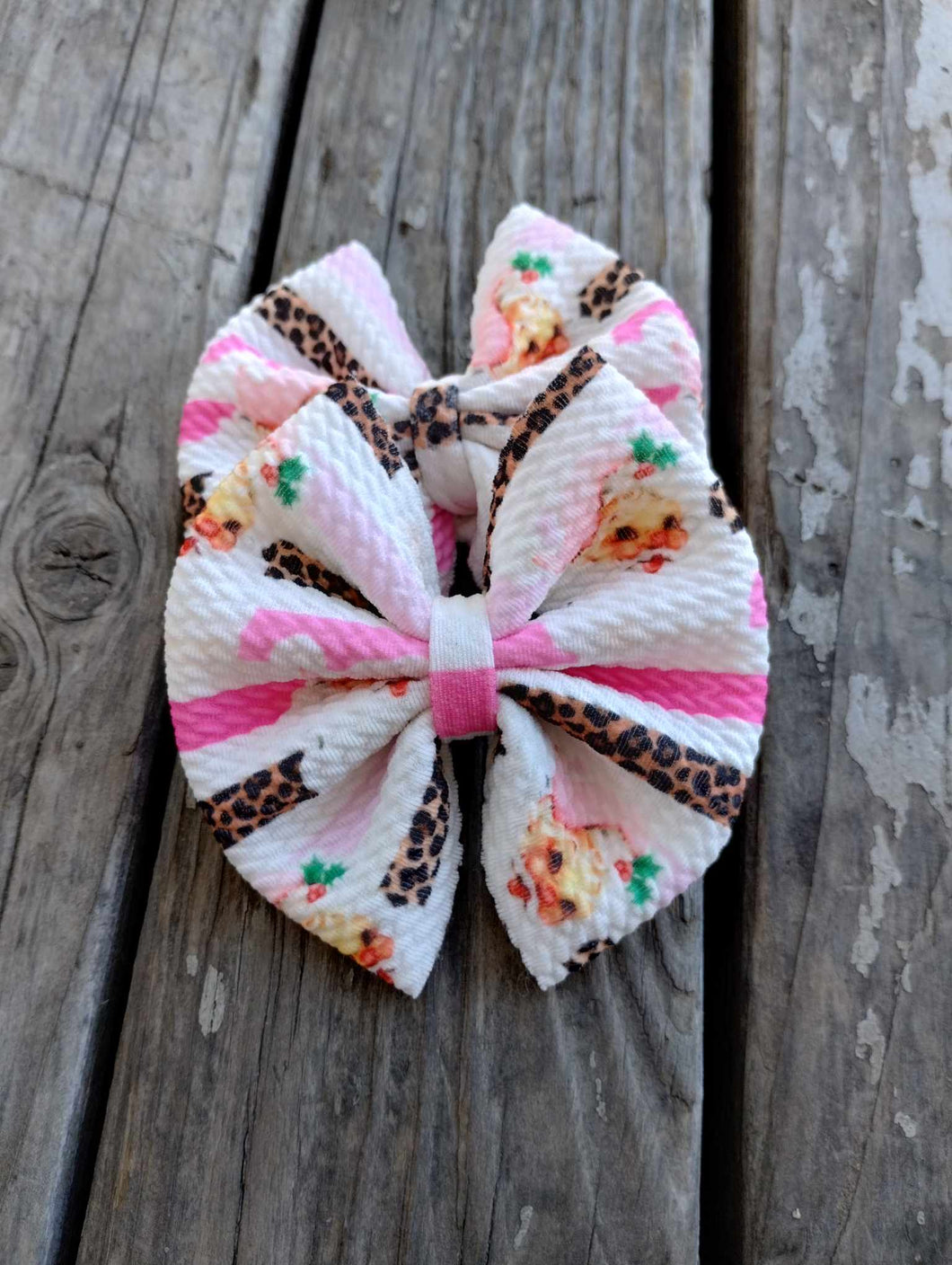 Pink Christmas Bow