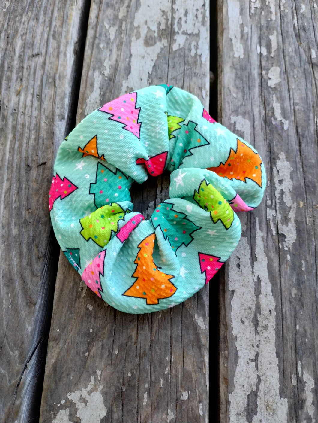 Pastel Trees Scrunchie