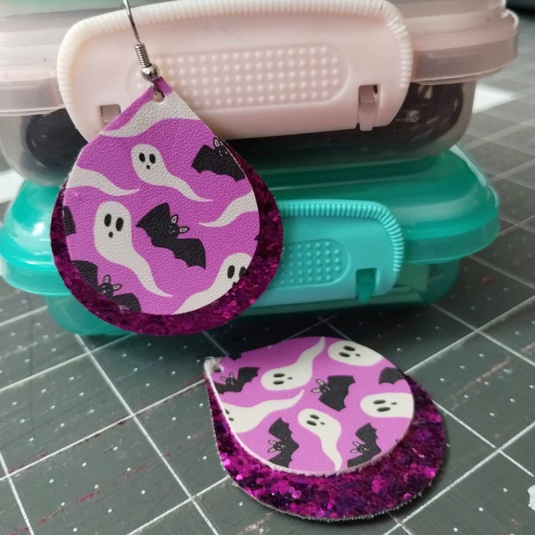 Ghosts and Bats Earrings
