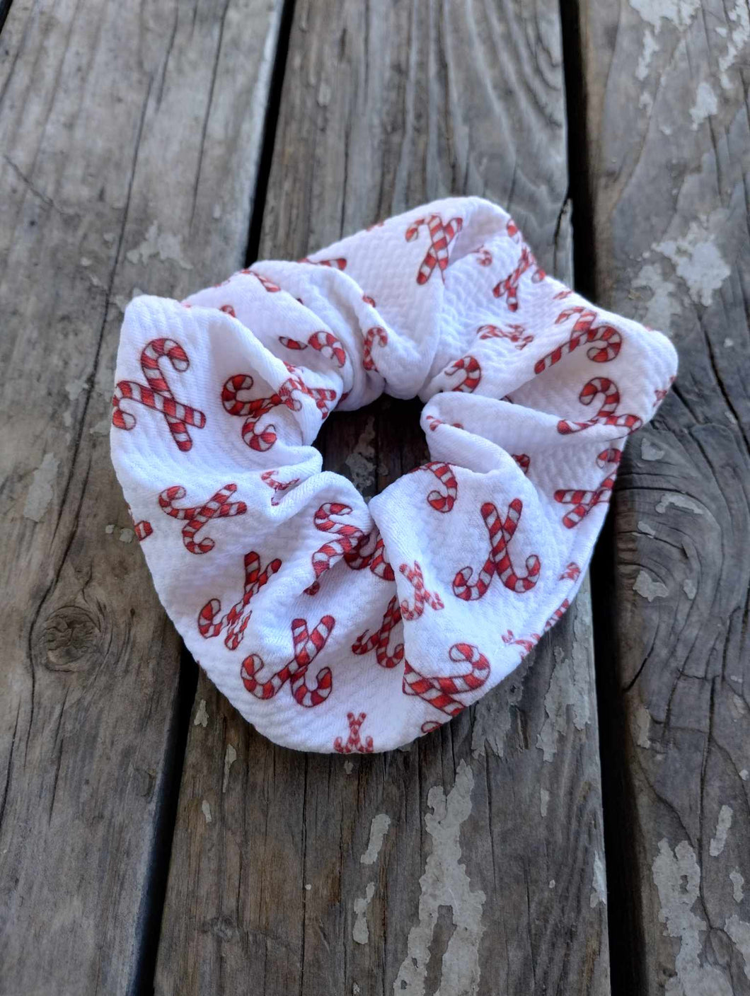 Candy Cane Scrunchie