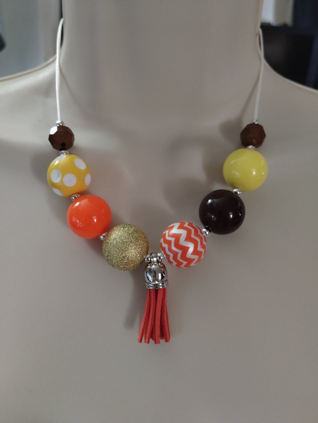 Thanksgiving Bubblegum Necklace
