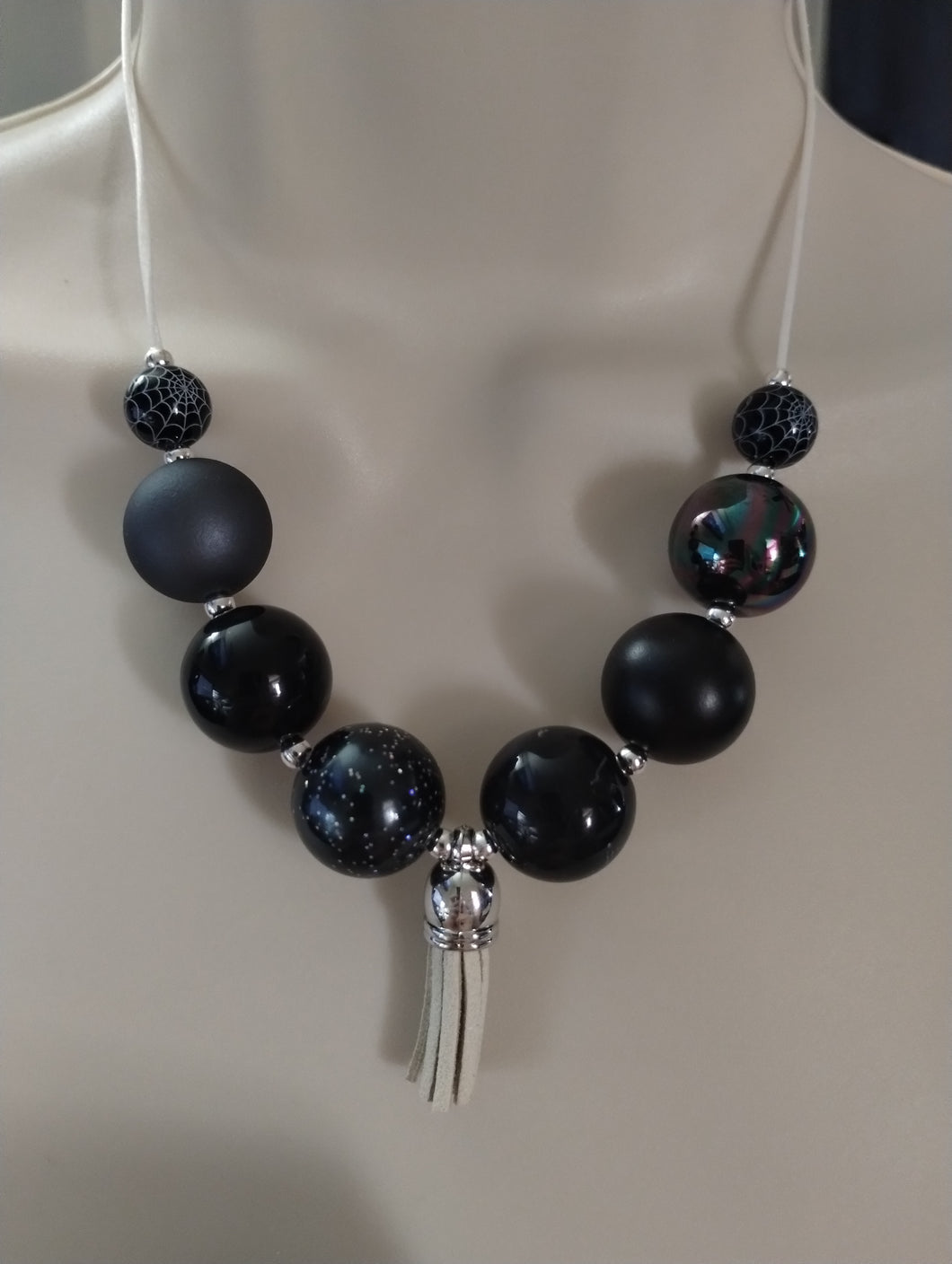 Black Wishes Bubblegum Necklace