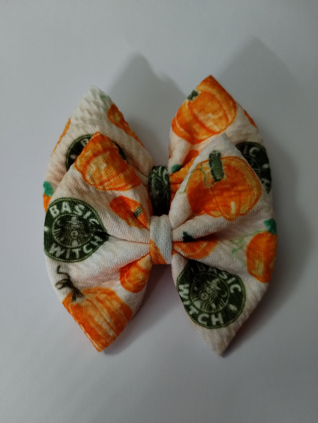 Basic Pumpkin Witch Bow