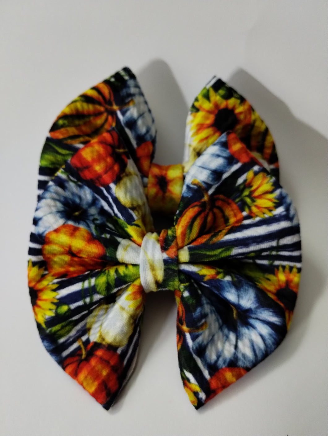 Striped Pumpkins Bow