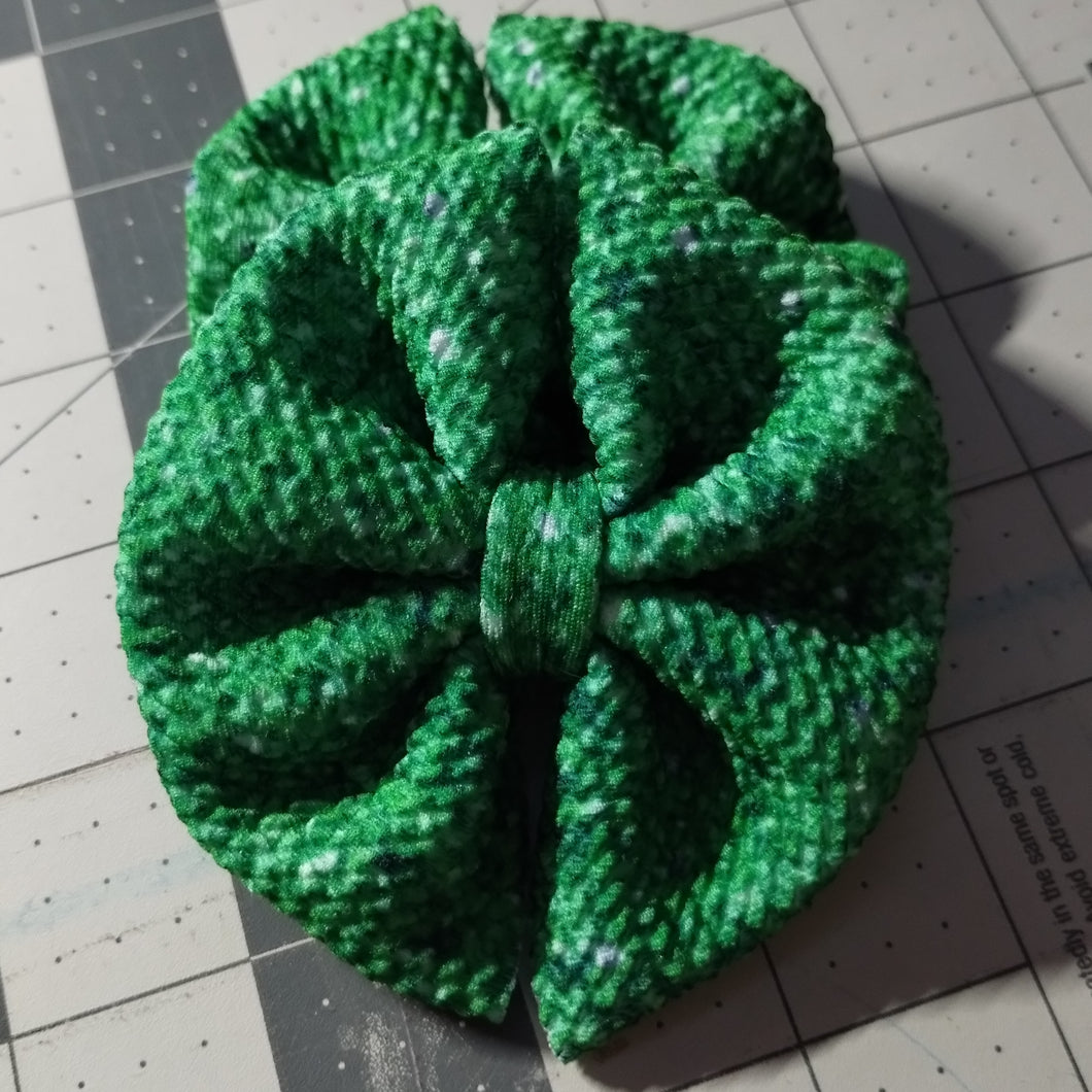 Green Sparkle Bow