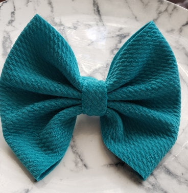 Teal Bow