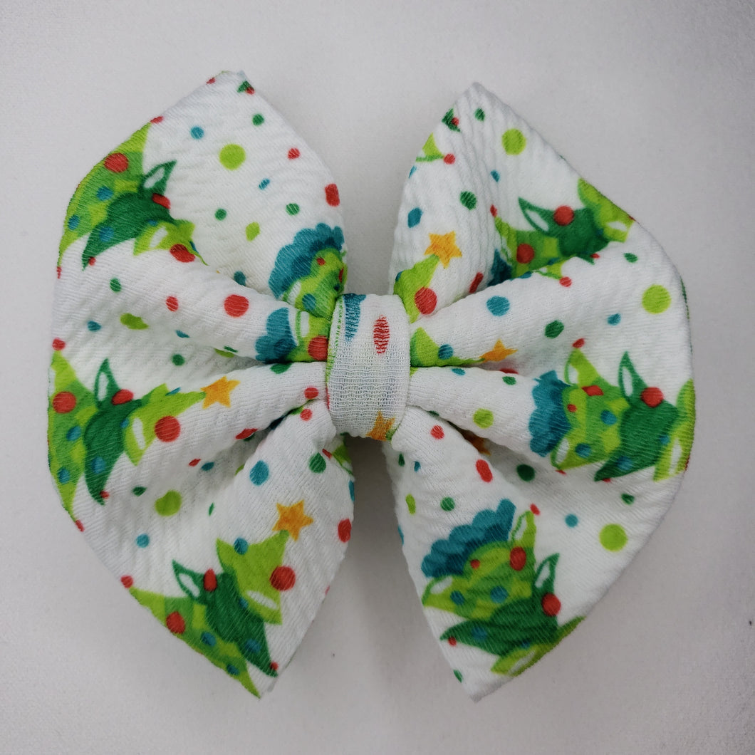 (2 Layered) Christmas Tree Bow
