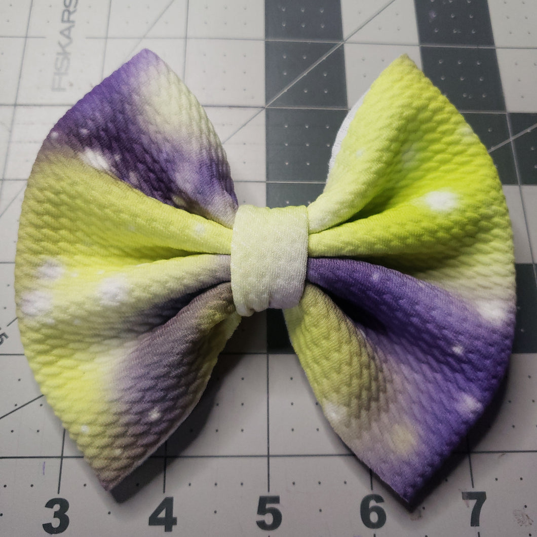 Green/Purple Galaxy Bow