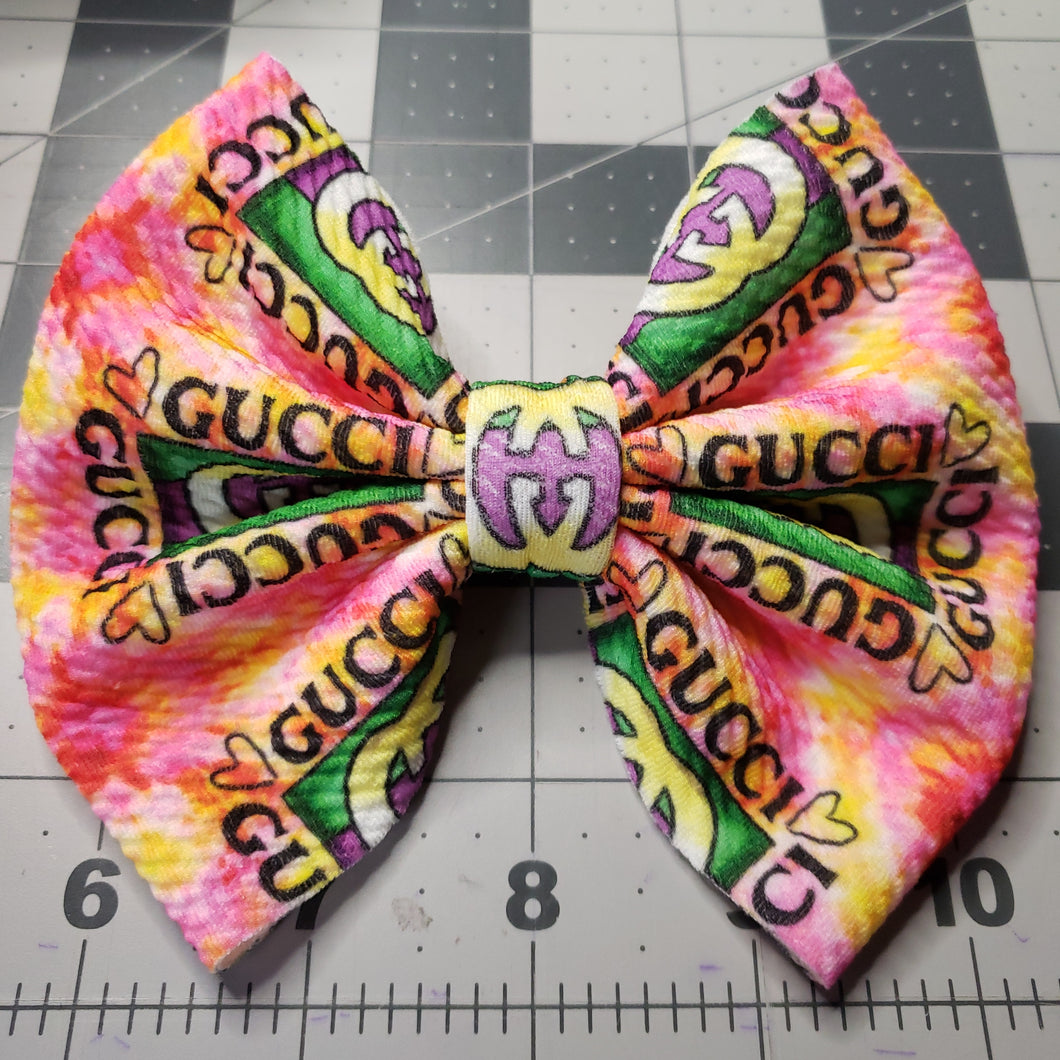 Tie-dye Gucci Bow