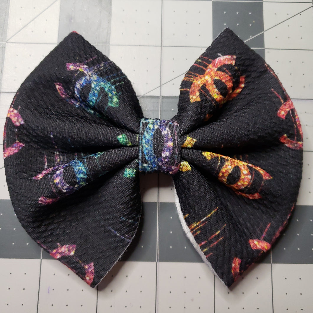 Rainbow Chanel Bow