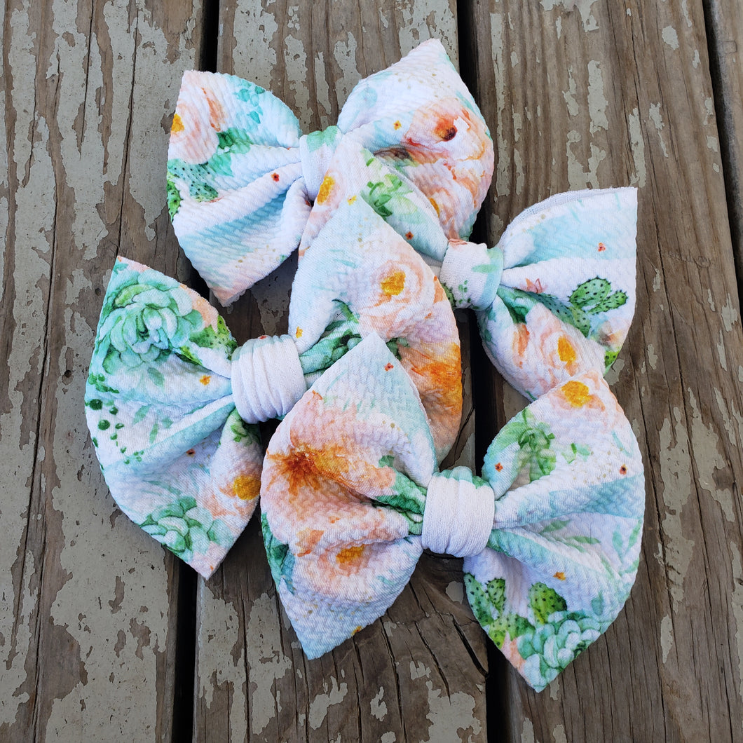 Cactus Floral Bow