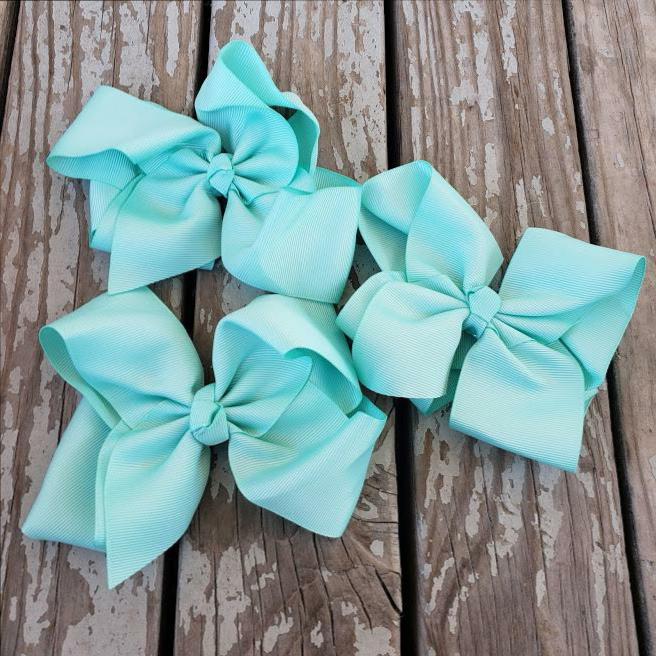 Mint Ribbon Bow