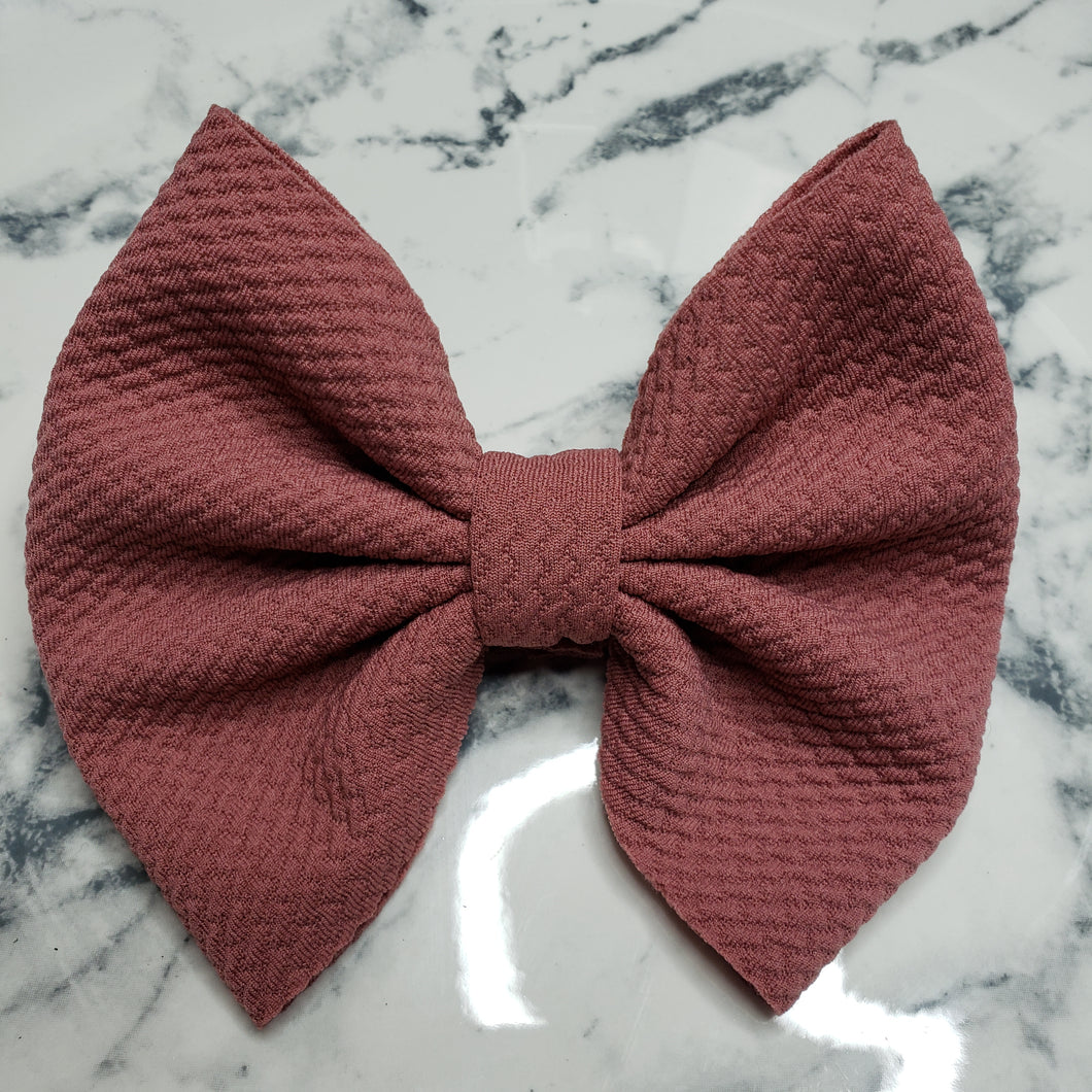Mauve Bow