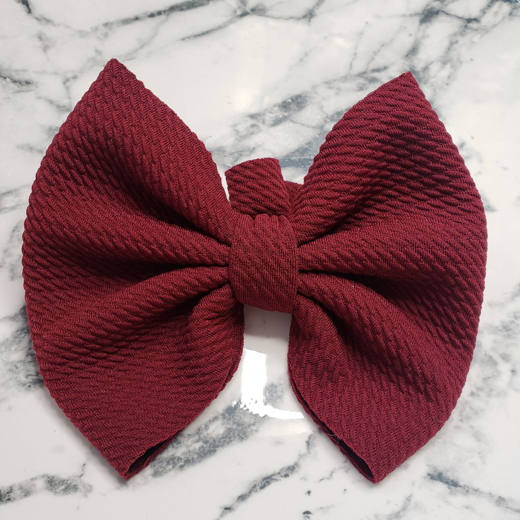 Maroon Bow