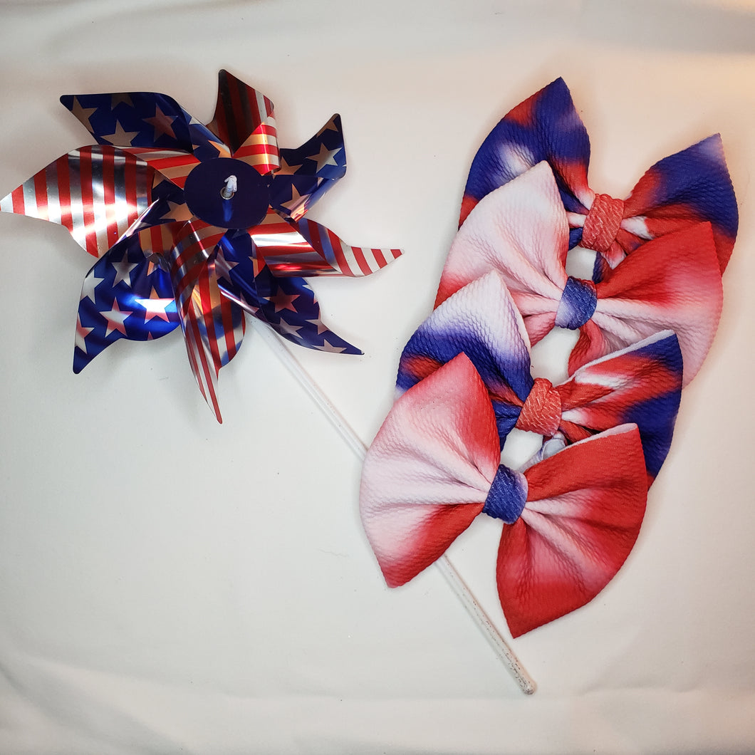 Liberty Tiedye Bow
