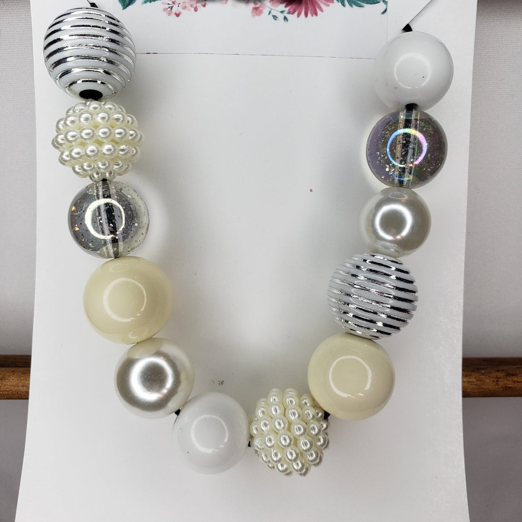 White Bubblegum Necklace