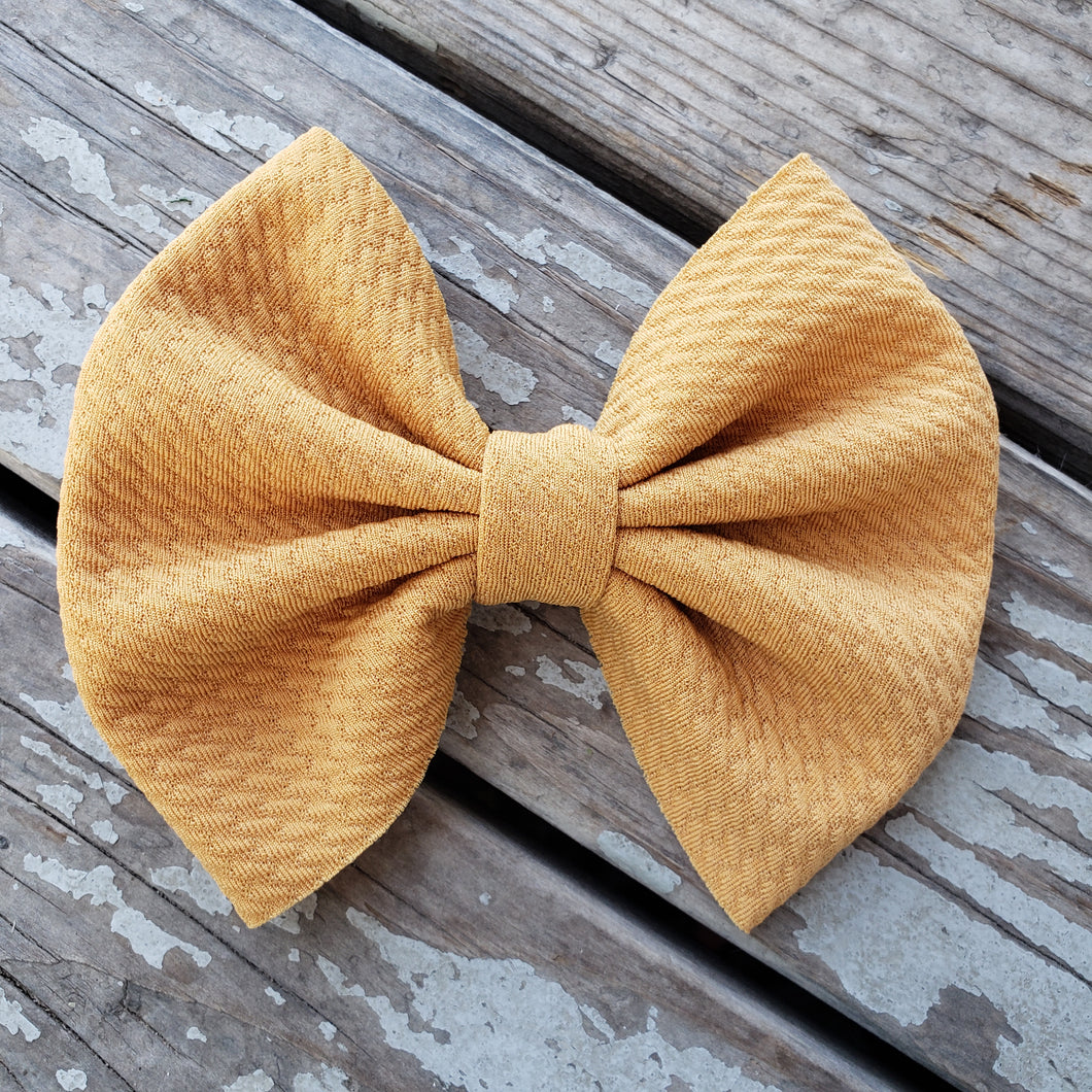 Mustard Yellow Bow