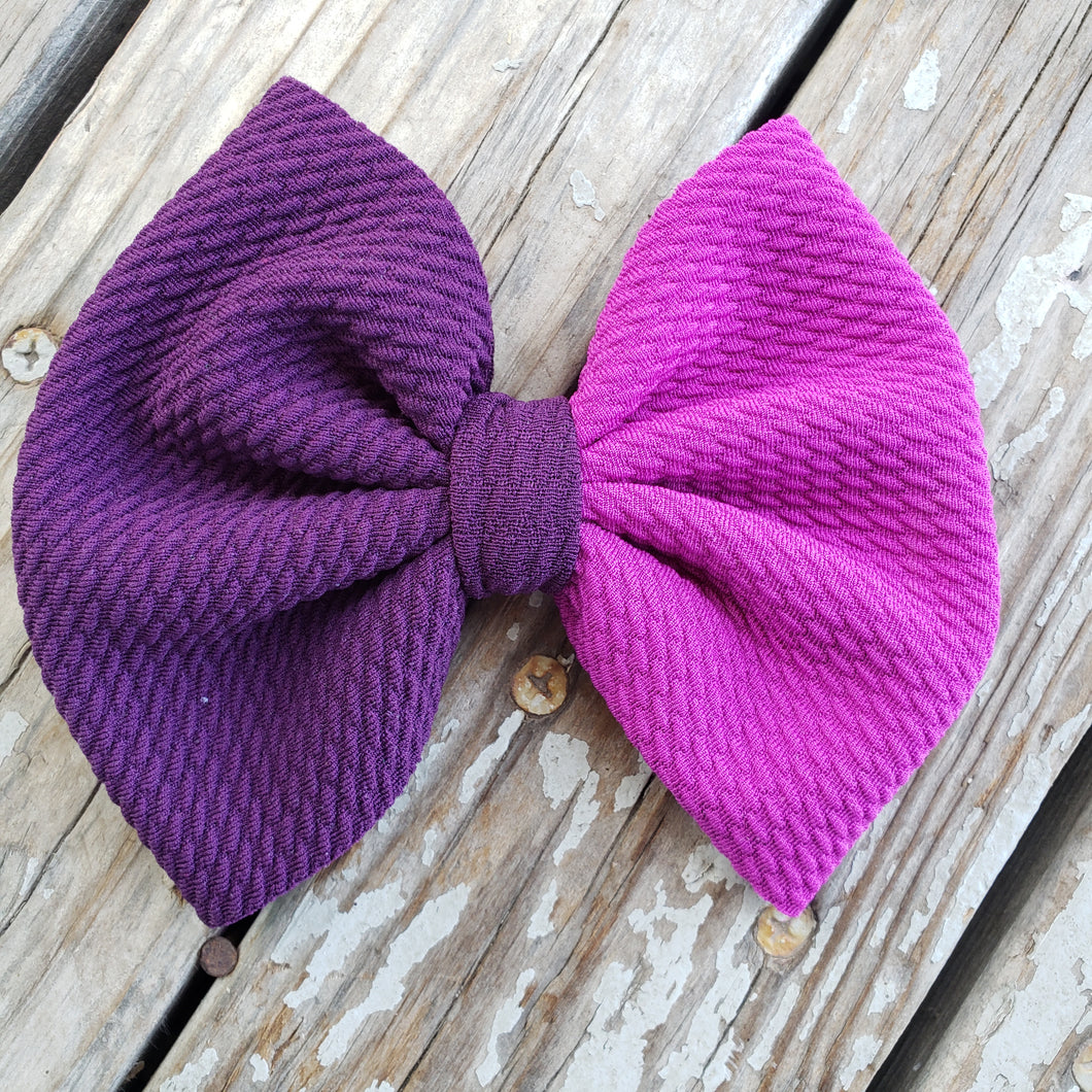 Duo Purple Bow