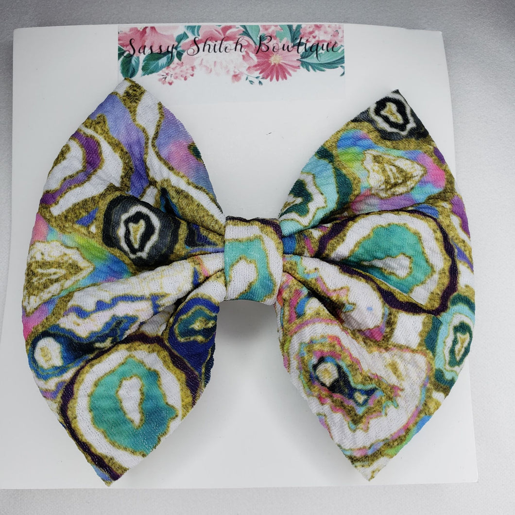 Golden Geode Bow