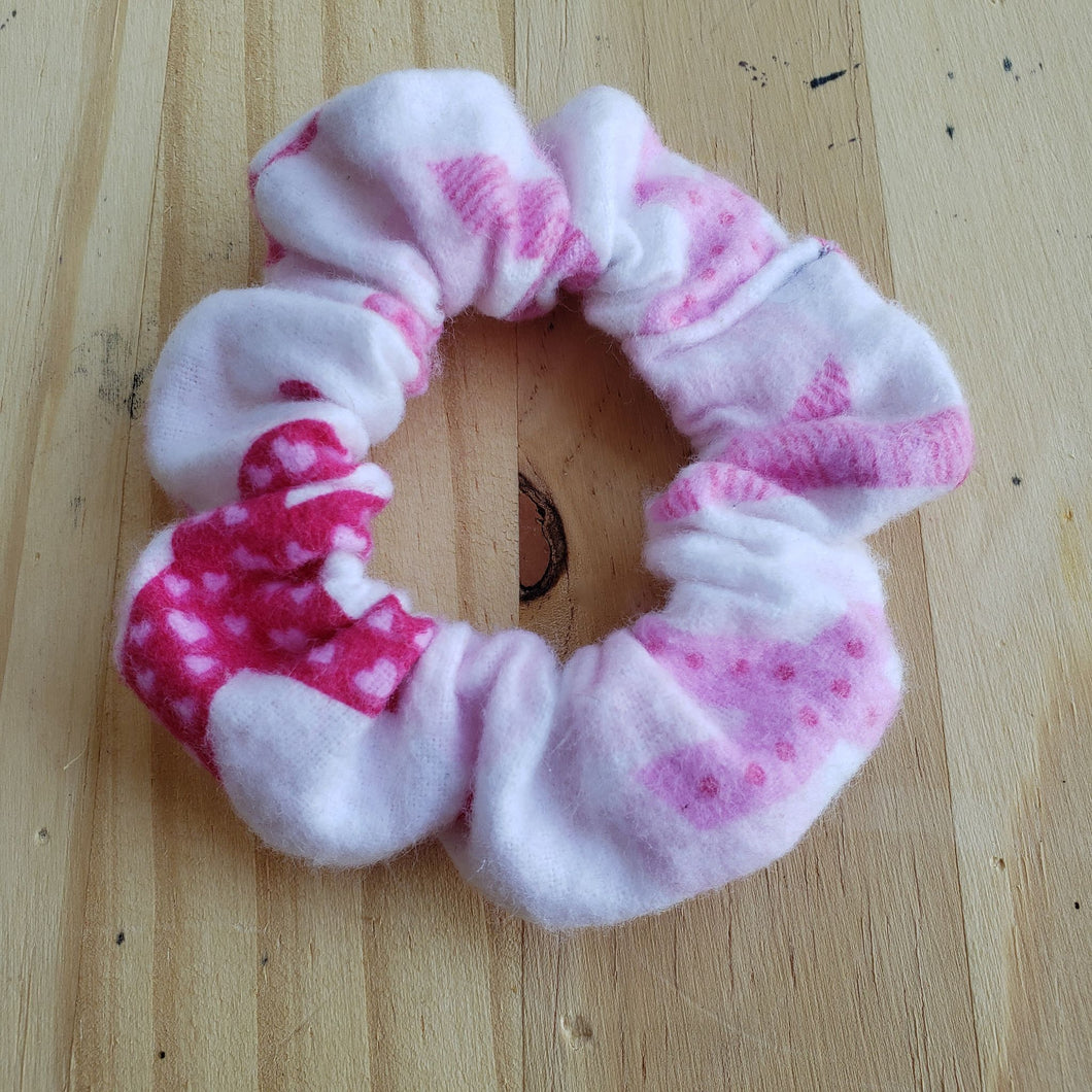 Breast Cancer Ribbon Scrunchie