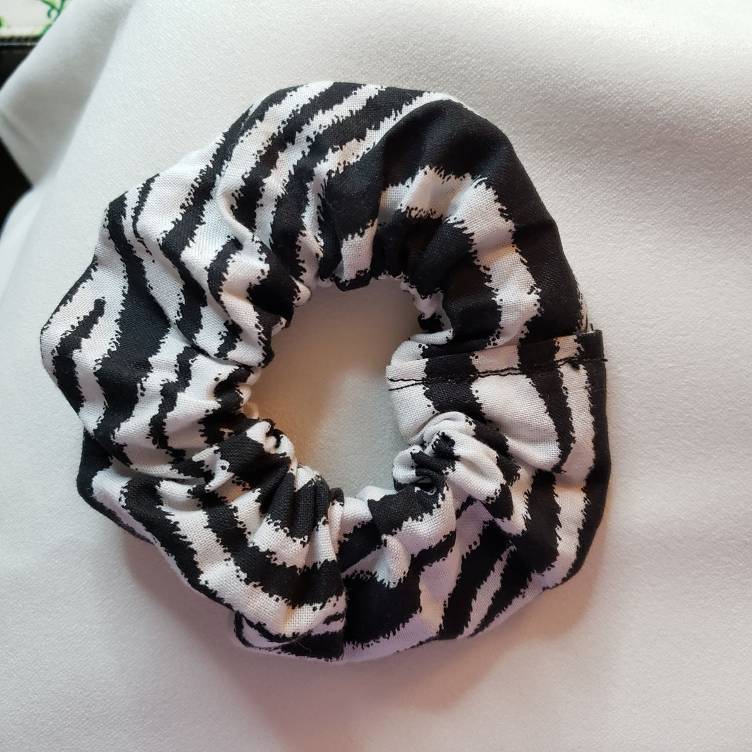Zebra Scrunchie