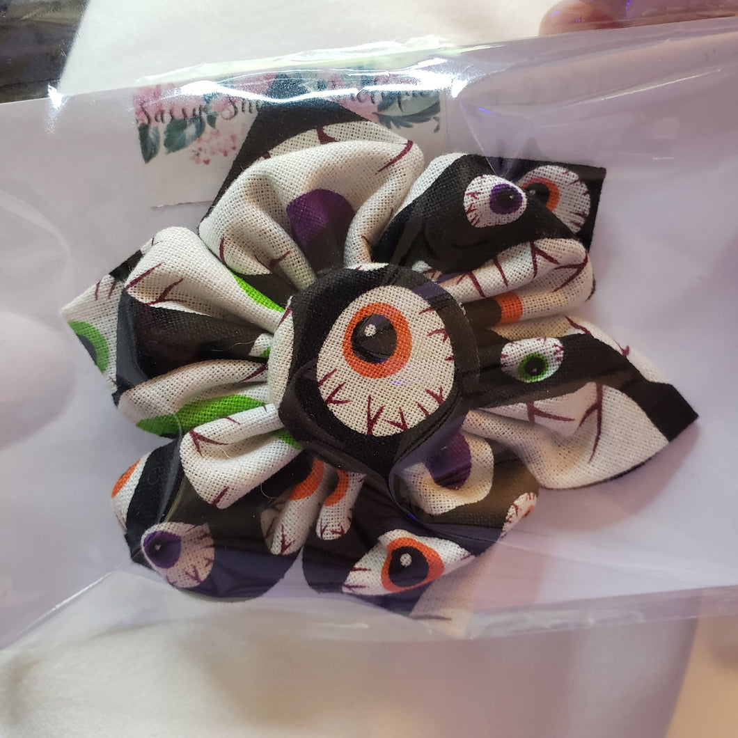 Halloween Eye Flower Bow