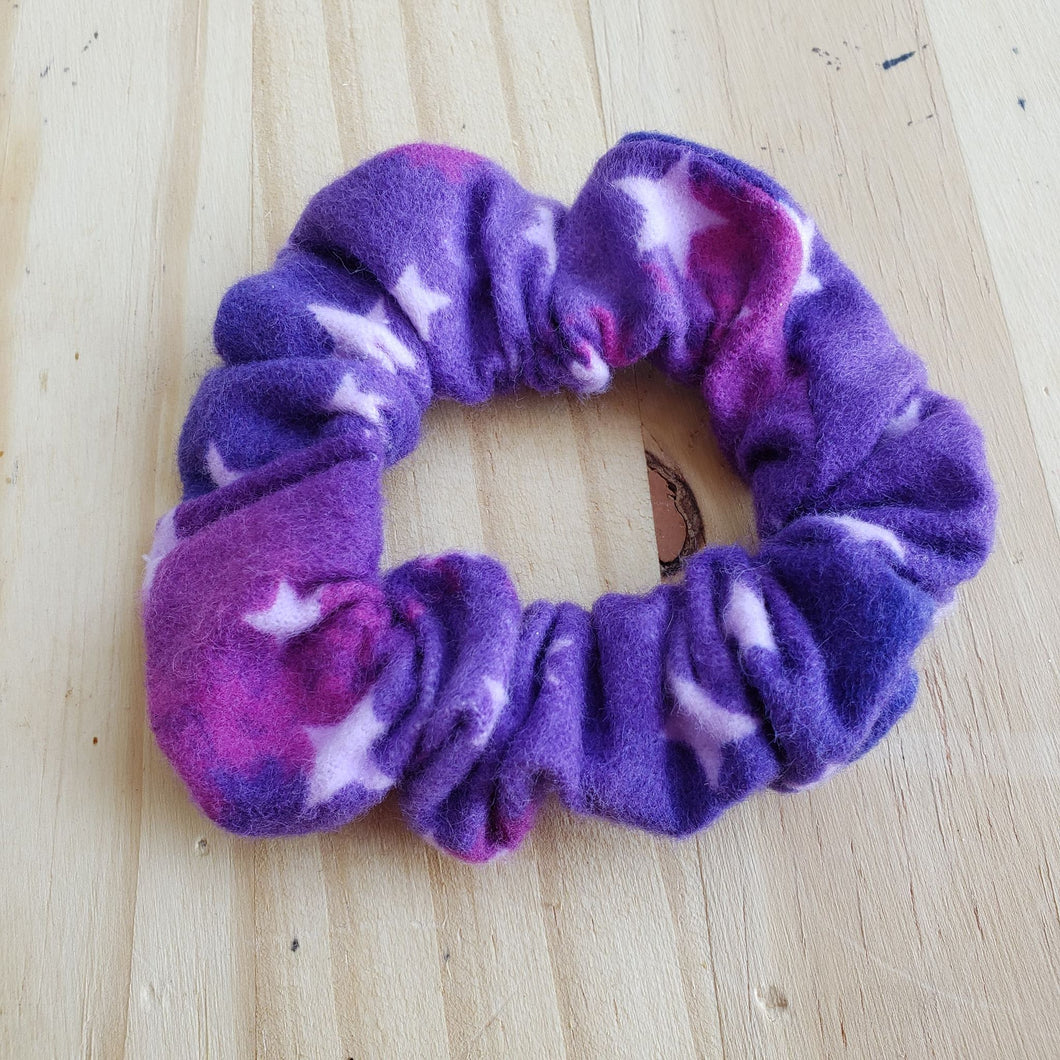 Purple Star Scrunchie