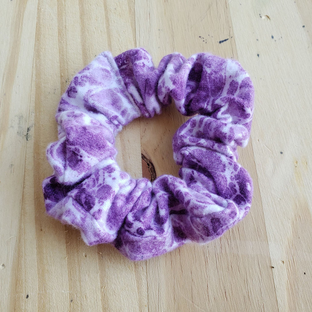 Purple Waves Scrunchie