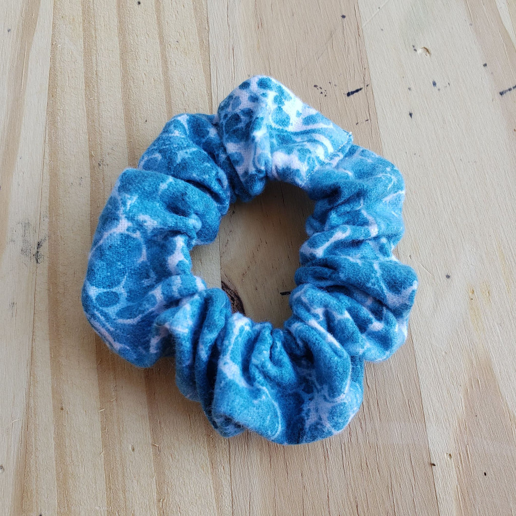 Blue Waves Scrunchie