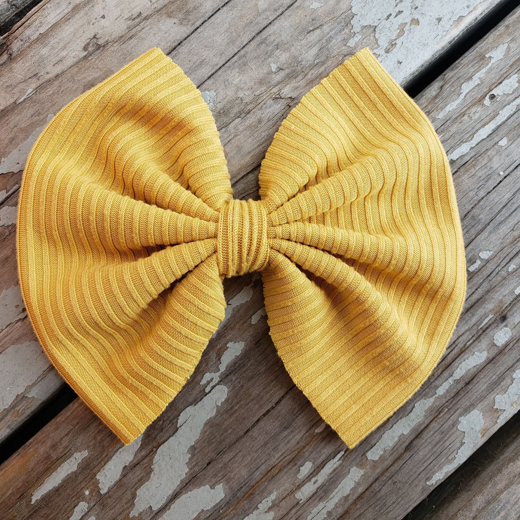 Marigold Yellow Bow