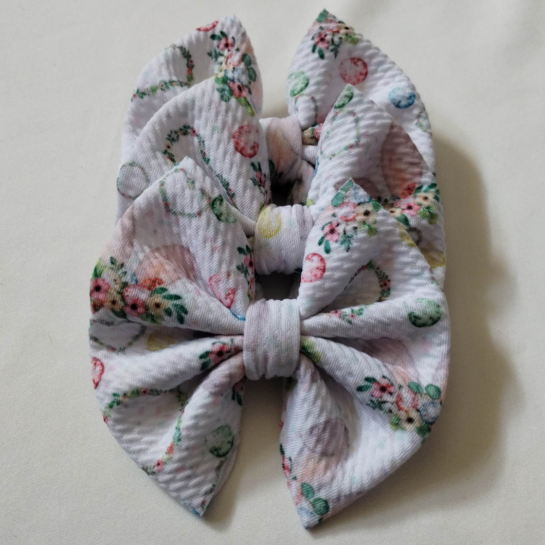 Flowery Day Bow