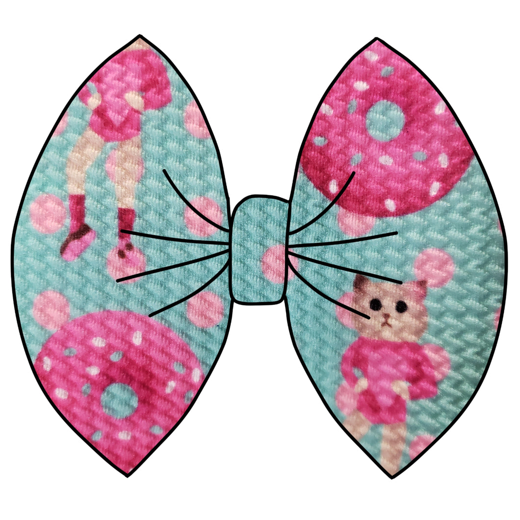 Donut Kitty Bow