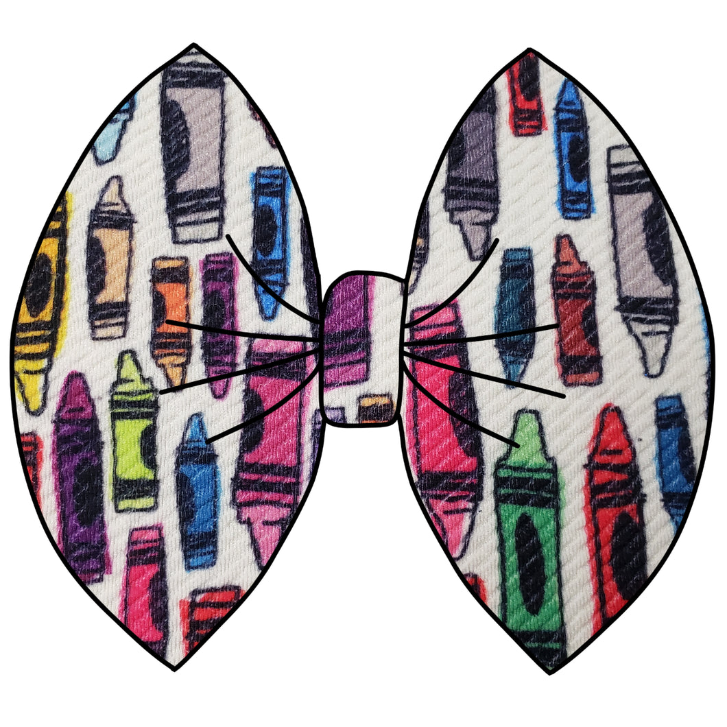 Dark Crayons Bow